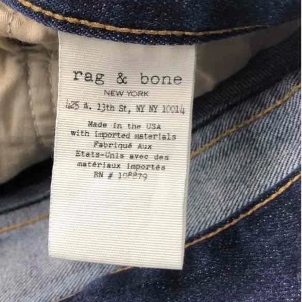 Rag & Bone Indigo Slim Jeans - Picture 7 of 8